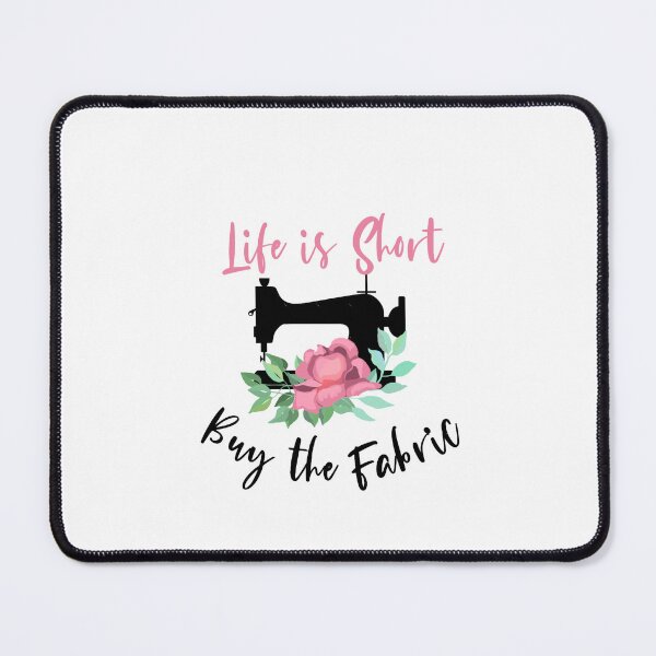 Item preview, Life is Short, Buy the Fabric designed and sold by zoiefadelas.