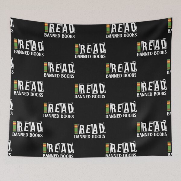 Item preview, I Read Banned Books Book lover  designed and sold by PsychicMedium.
