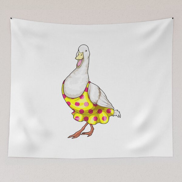 Item preview, Duck Polka Dots Dress designed and sold by Snabdesign84.