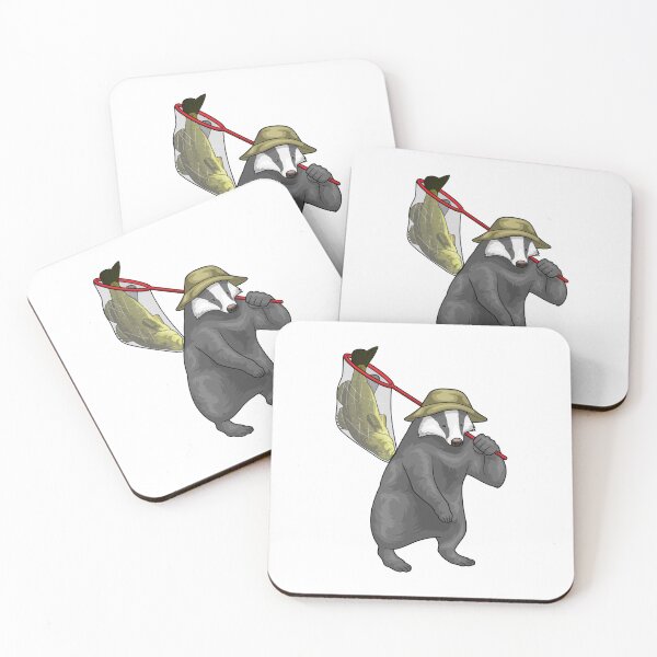 Item preview, Honey badger Fisher Fishing net Fish designed and sold by Snabdesign84.