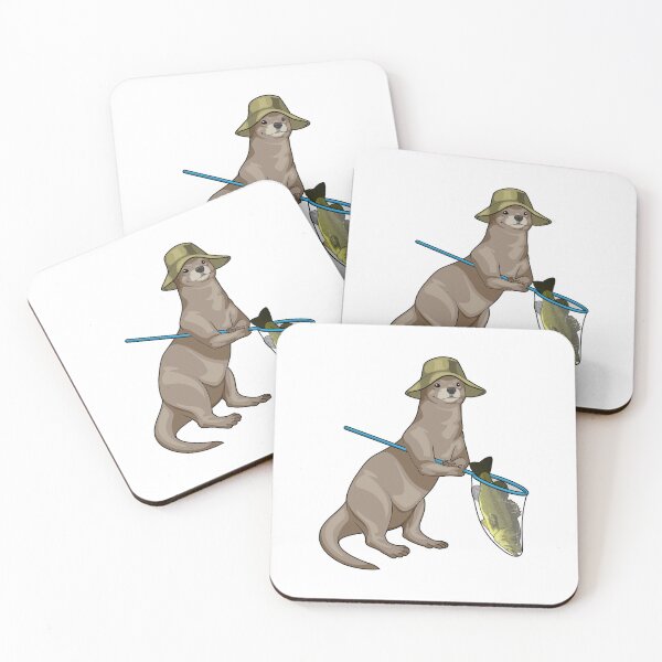 Item preview, Otter Fisher Fishing net Fish designed and sold by Snabdesign84.