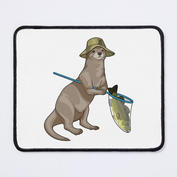 Item preview, Otter Angler Fish Fishing designed and sold by Snabdesign84.