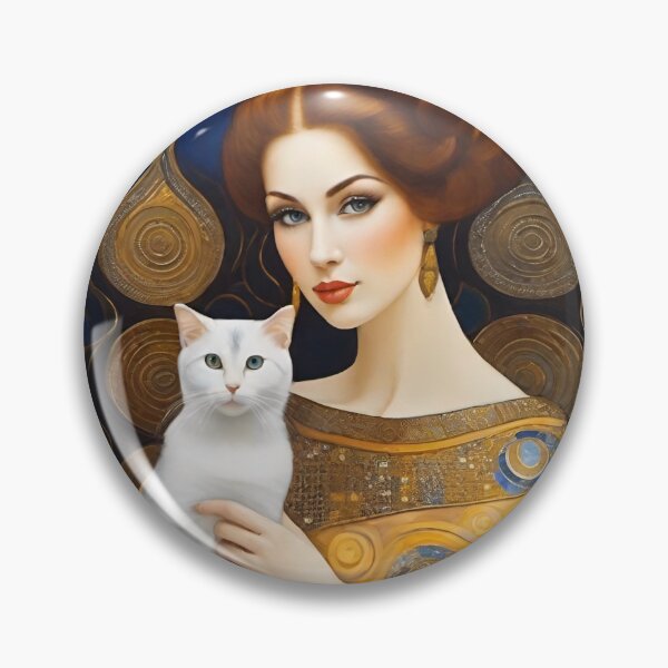 Item preview, Woman & White Cat designed and sold by Raine2Shine.
