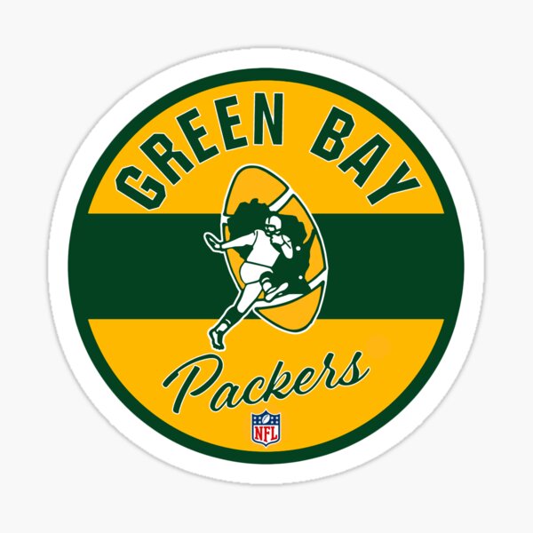 Green Bay Packers Decal 3x10 Perfect Cut Color Wordmark