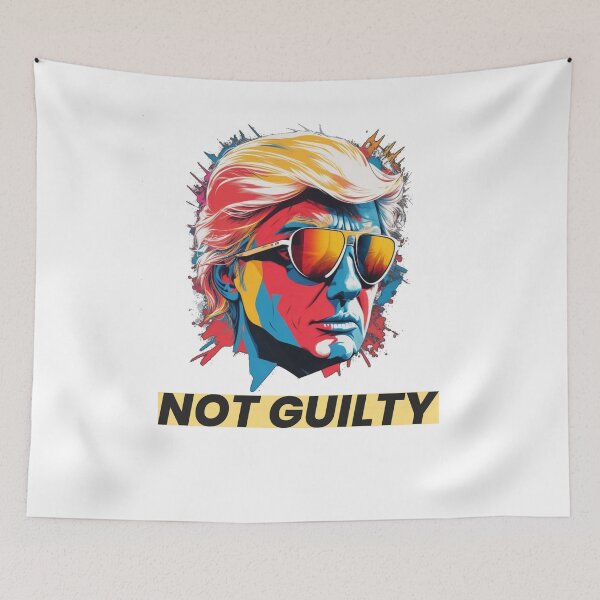 Item preview, Not Guilty - Trump 2024 designed and sold by MNSDesignHub.