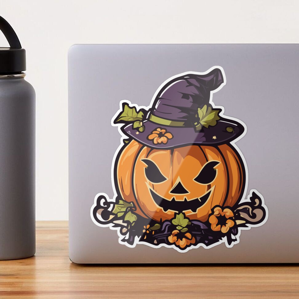 Pumpkin Spice Halloween Sticker by V5MT for iOS & Android