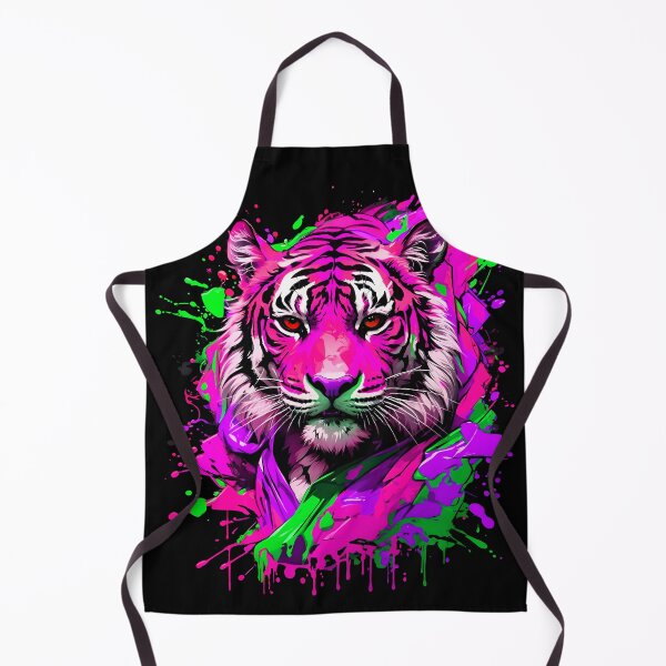 Artikelvorschau, Tiger bunter Farbspritzer entworfen und verkauft von MindWave THC.