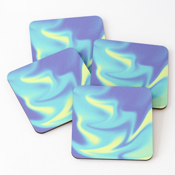 Item preview, Ocean blue and Yellow liquid gradient designed and sold by Pattrenonly.