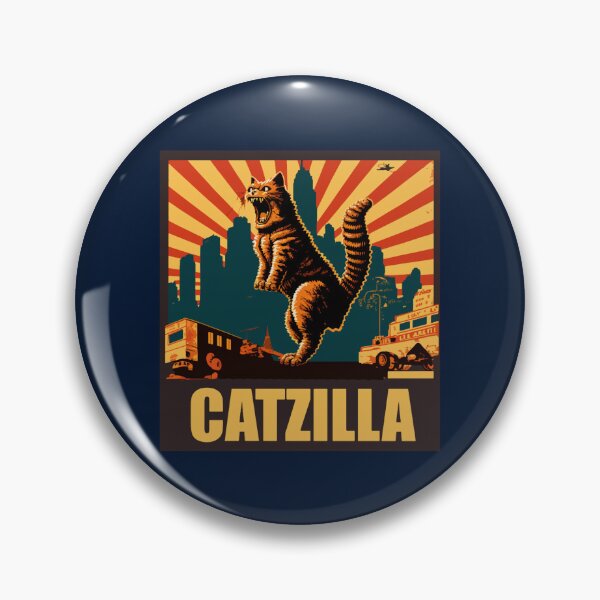 Item preview, Catzilla Funny Cat designed and sold by HarrySatterfiel.