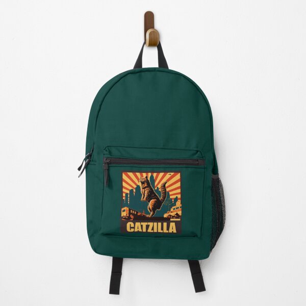 Vista previa del artículo con la obra «Catzilla gato divertido», diseñado y vendido por HarrySatterfiel.