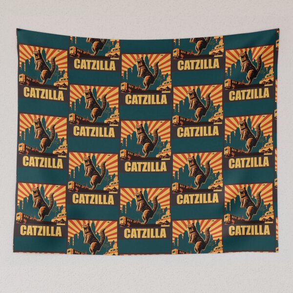 Item preview, Catzilla Funny Cat designed and sold by HarrySatterfiel.