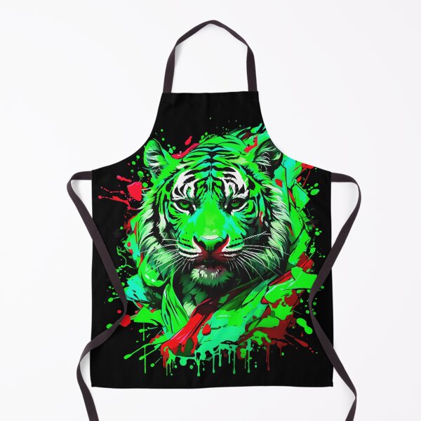 Artikelvorschau, Tiger bunter Farbspritzer entworfen und verkauft von MindWave THC.