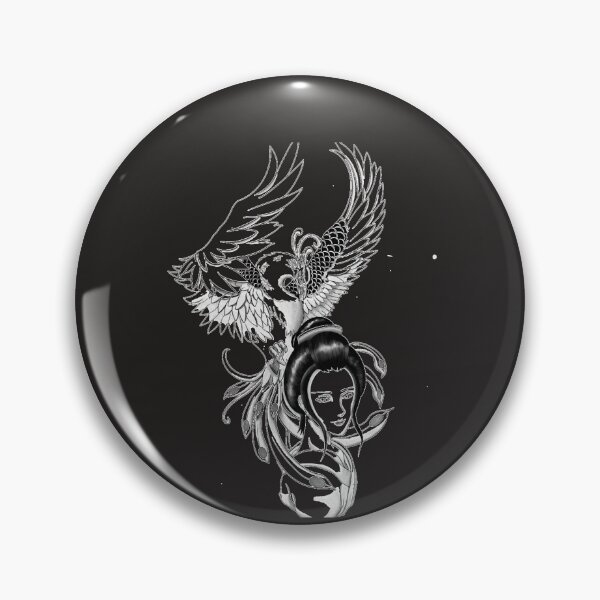 Item preview, Phoenix And Geisha designed and sold by ClovisBreton.