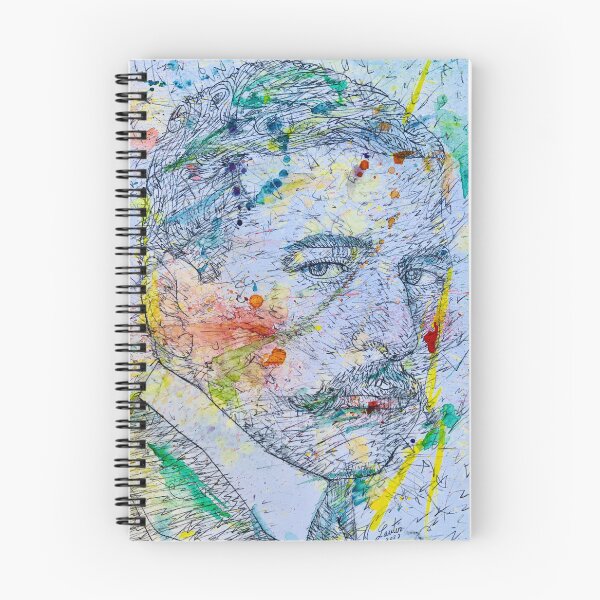 Item preview, HUGO VON HOFMANNSTHAL watercolor portrait designed and sold by lautir.