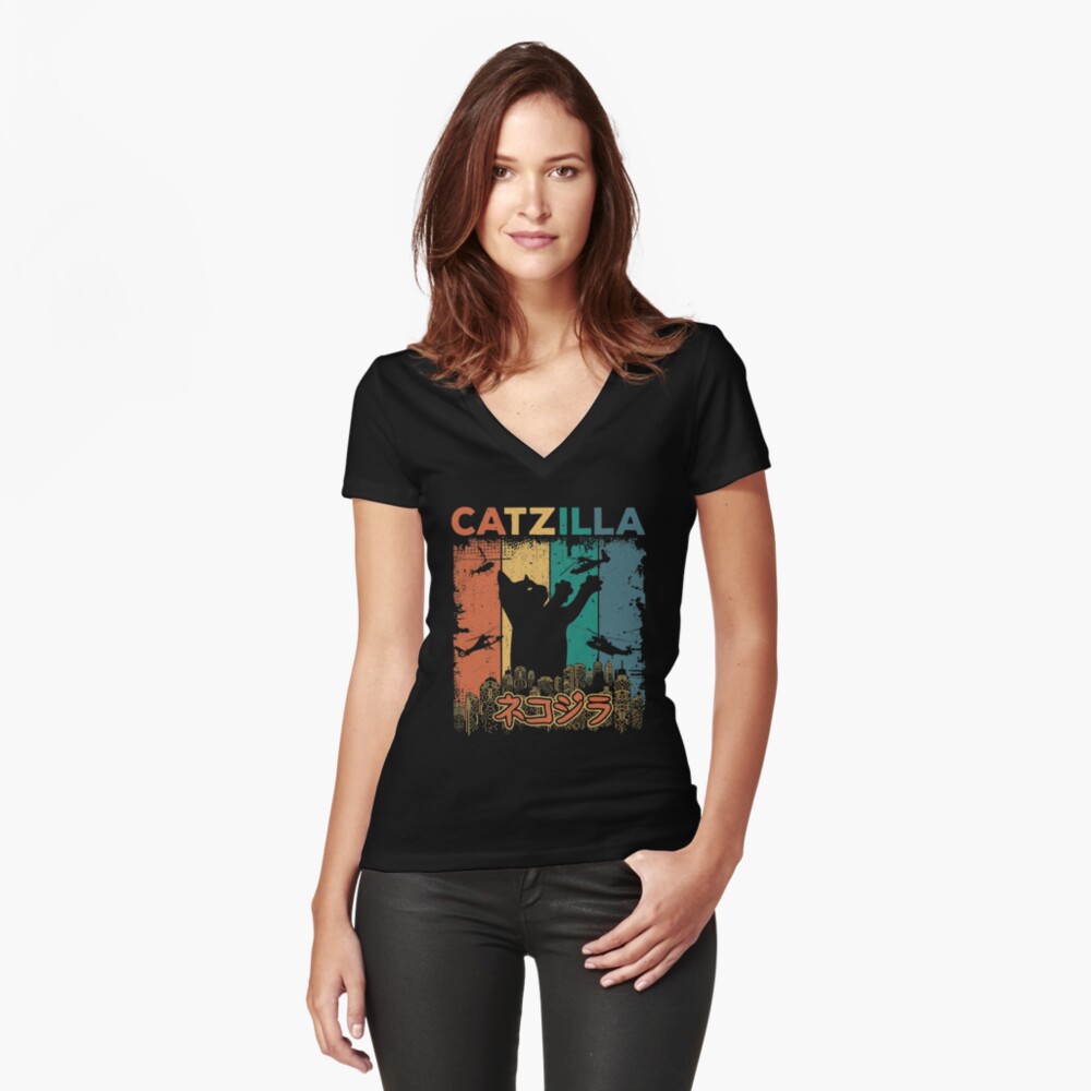 Item preview, Fitted V-Neck T-Shirt designed and sold by HarrySatterfiel.