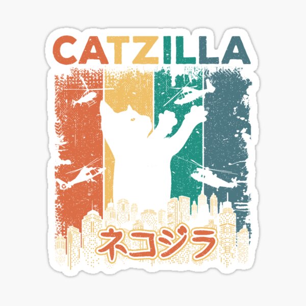 Item preview, Catzilla Funny Catzilla designed and sold by HarrySatterfiel.