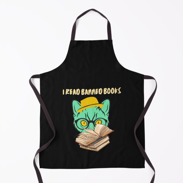 Item preview, Cat I Read Banned Books-Cute Cat Reading A Book designed and sold by OldmapsZZ.