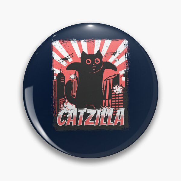 Item preview, Catzilla Funny Kaiju Cat designed and sold by HarrySatterfiel.