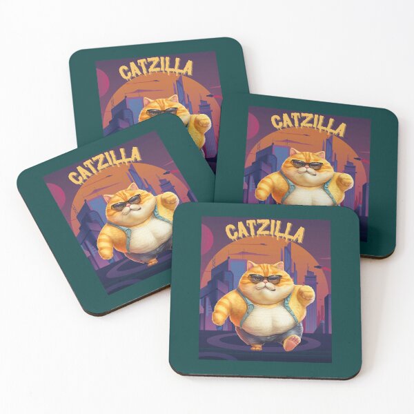 Aperçu de l'œuvre Catzilla drôle créée et vendue par HarrySatterfiel.
