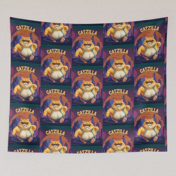 Item preview, Catzilla funny designed and sold by HarrySatterfiel.