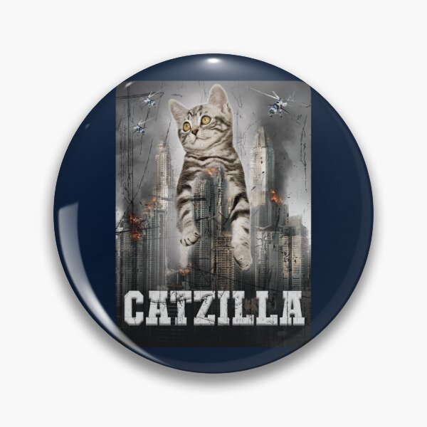 Item preview, Catzilla gift - funny catCat gifts for him  designed and sold by HarrySatterfiel.