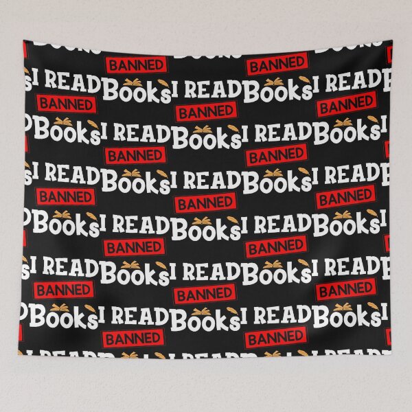 Item preview, I Read Banned Books  designed and sold by OldmapsZZ.
