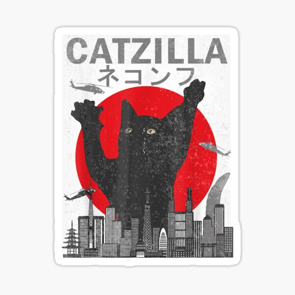Item preview, Catzilla Japanese  designed and sold by HarrySatterfiel.
