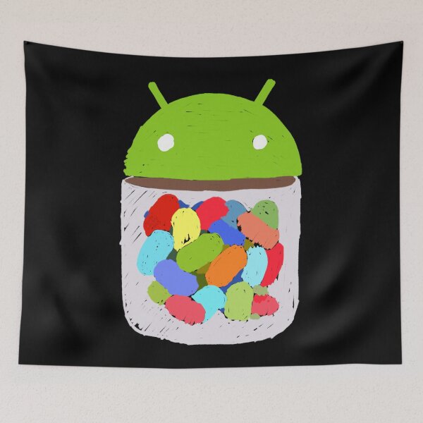 Item preview, Icon pencil drawing sketch Android Jelly Bean logo OS Google sticker pack designed and sold by KennyLucky.