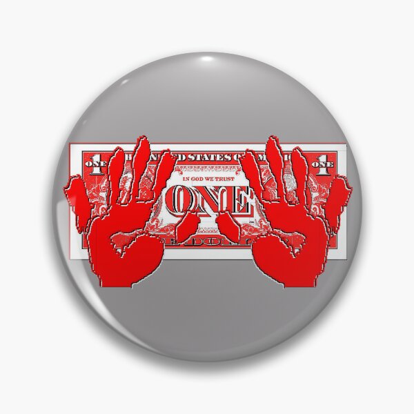 Item preview, palm print hand one dollar 1 banknote dolar designed and sold by 4rpixs.