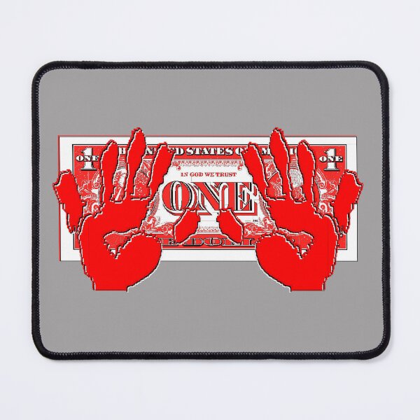 Item preview, palm print hand one dollar 1 banknote dolar designed and sold by 4rpixs.