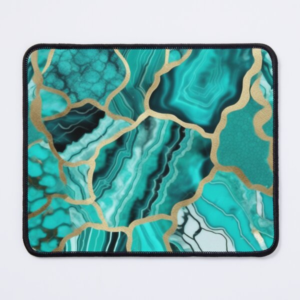 Item preview, Light Green Marble Geodes and Texture with Gold Flecks designed and sold by BirdsnStuff.