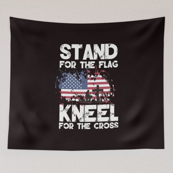 Item preview, I Stand For The Flag And Kneel For The Cross   designed and sold by RicoTurcotte.