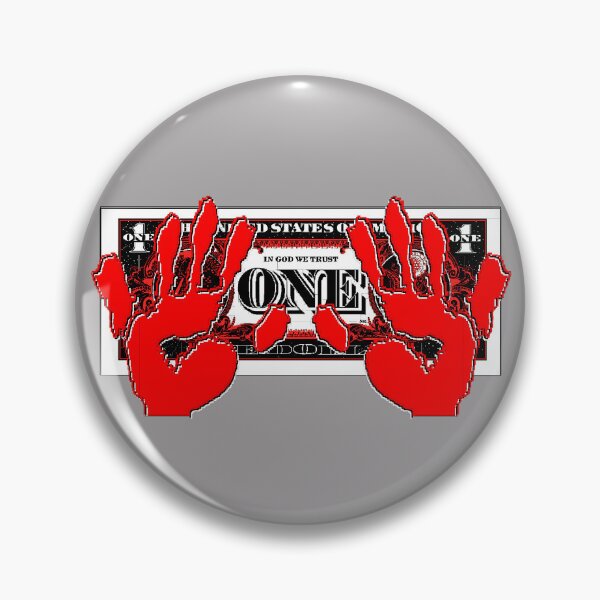 Item preview, palm print hand one dollar 1 banknote dolar designed and sold by 4rpixs.