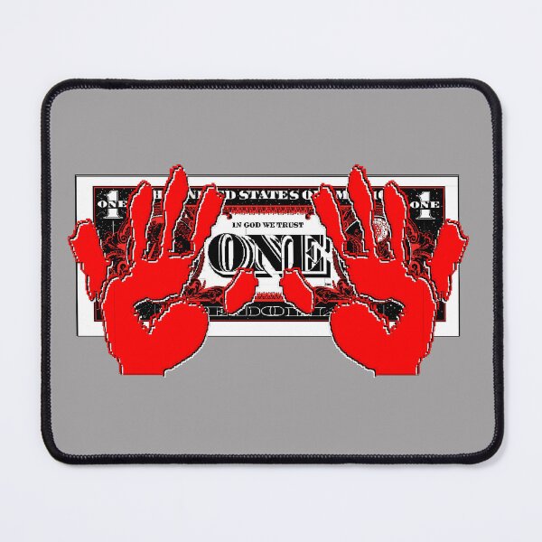 Item preview, palm print hand one dollar 1 banknote dolar designed and sold by 4rpixs.