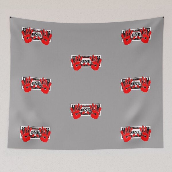 Item preview, palm print hand one dollar 1 banknote dolar designed and sold by 4rpixs.