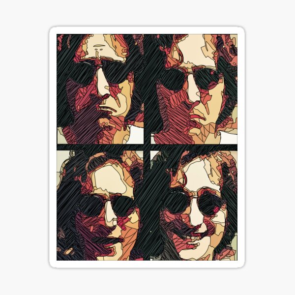John Lennon Stickers for Sale, Free US Shipping