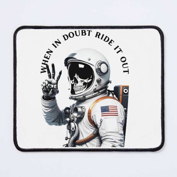 Item preview, Skull in helmet of astronaut designed and sold by Elegant Edge.