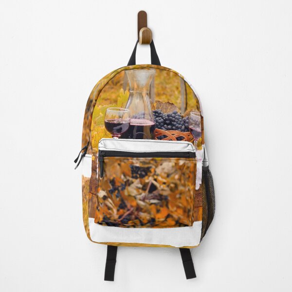 Item preview, Red wine and grapes in vineyard autumn season agriculture designed and sold by goceris.