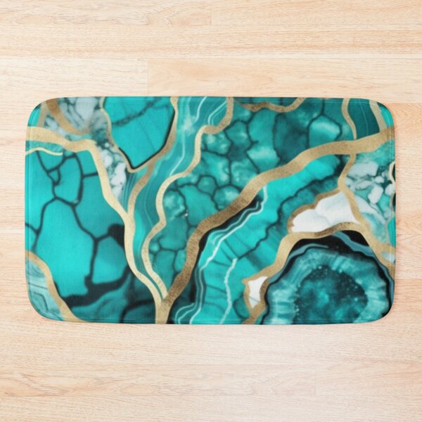Item preview, Light Green Marble Geodes and Texture with Gold Flecks designed and sold by BirdsnStuff.
