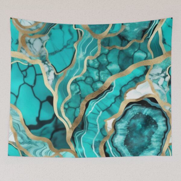 Item preview, Light Green Marble Geodes and Texture with Gold Flecks designed and sold by BirdsnStuff.