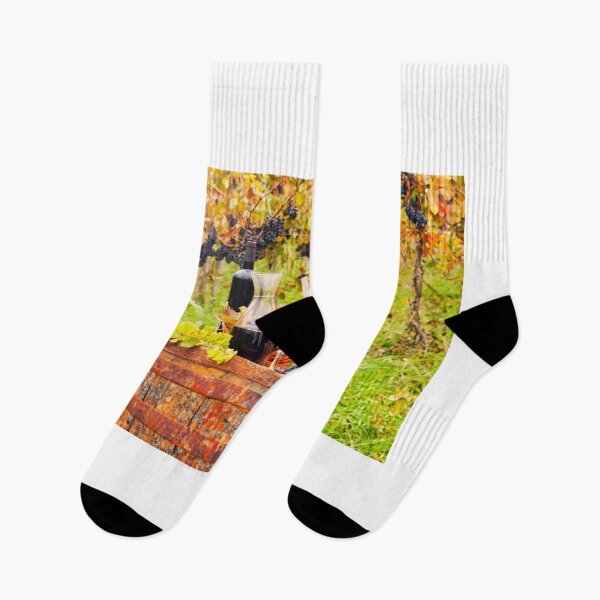 Item preview, Red wine and grapes in vineyard agriculture designed and sold by goceris.