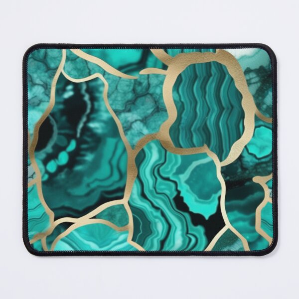 Item preview, Light Green Marble Geodes and Texture with Gold Flecks designed and sold by BirdsnStuff.