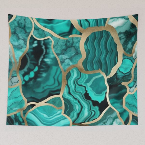 Item preview, Light Green Marble Geodes and Texture with Gold Flecks designed and sold by BirdsnStuff.