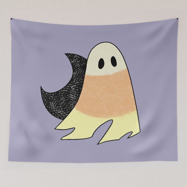 Item preview, Ghostly Candycorn Crescent designed and sold by artofzan.