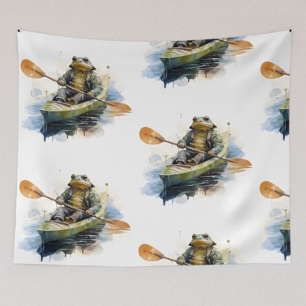 Item preview, Just frog kayaking designed and sold by akwariuma.