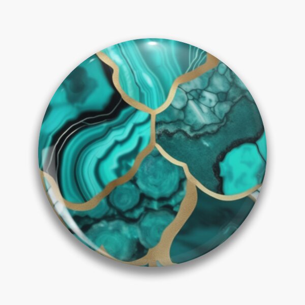 Item preview, Light Green Marble Geodes and Texture with Gold Flecks designed and sold by BirdsnStuff.