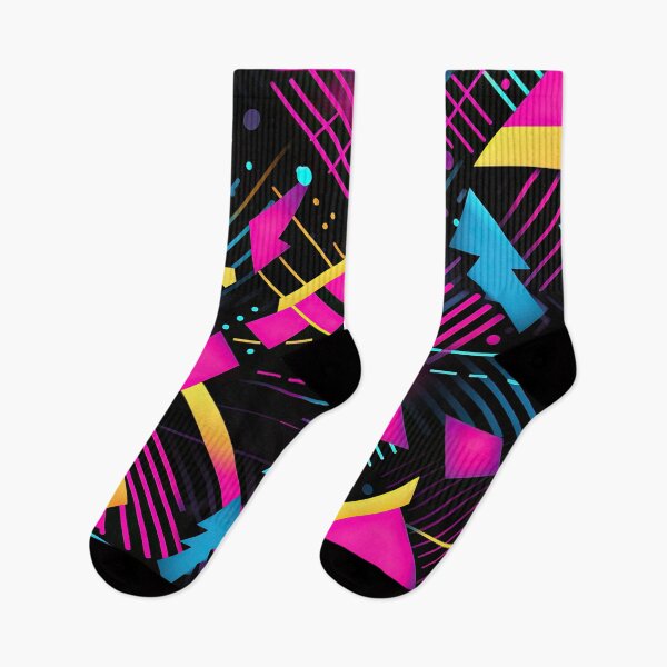 Item preview, 80s and 90s Retro Pop Synthwave Pattern designed and sold by AeonAcademy.
