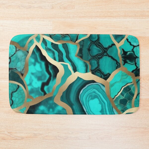 Item preview, Light Green Marble Geodes and Texture with Gold Flecks designed and sold by BirdsnStuff.