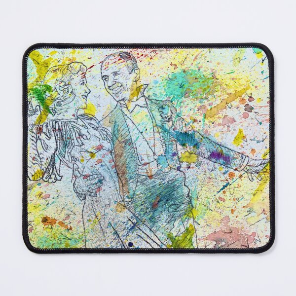 Item preview, FRED ASTAIRE and GINGER ROGERS watercolor portrait .2 designed and sold by lautir.