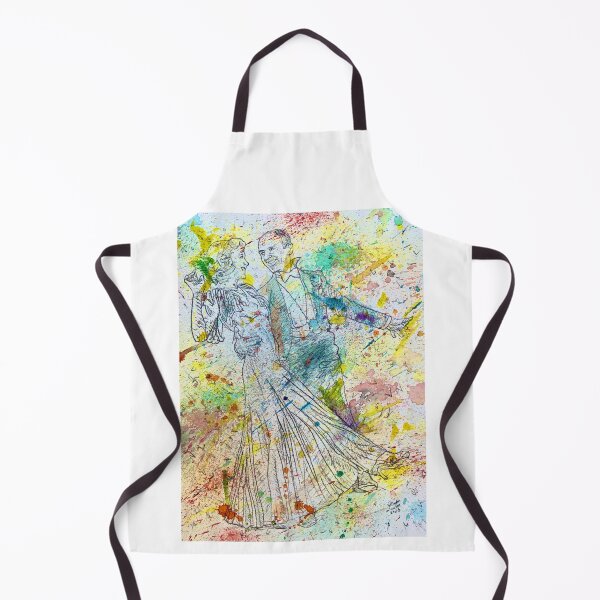 Item preview, FRED ASTAIRE and GINGER ROGERS watercolor portrait .2 designed and sold by lautir.